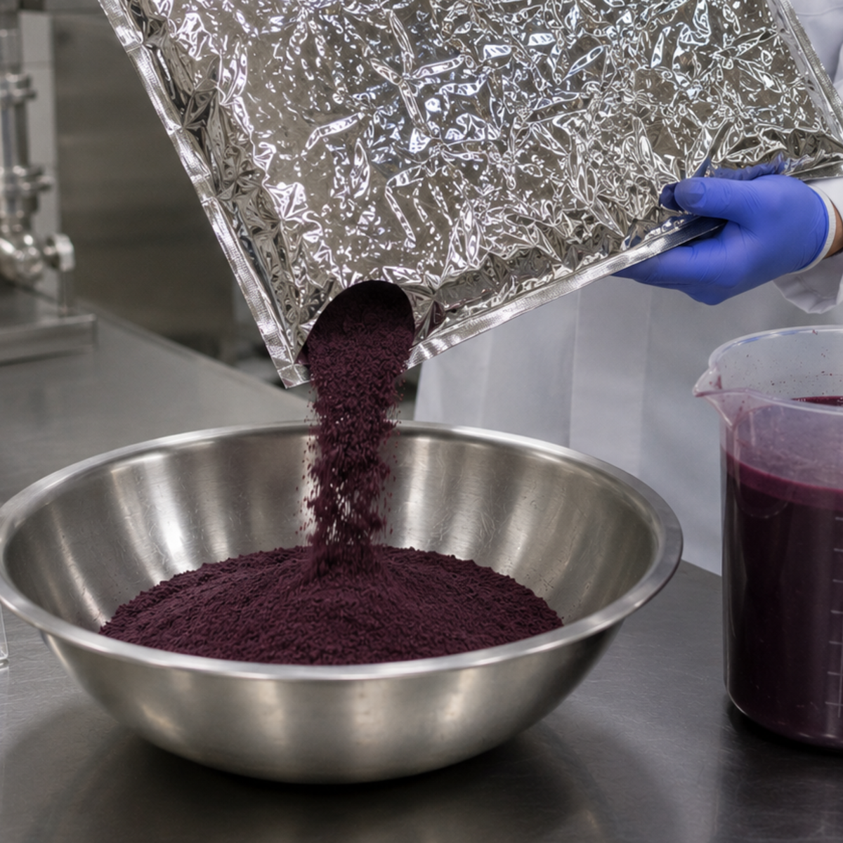 Açaí ecológico en polvo