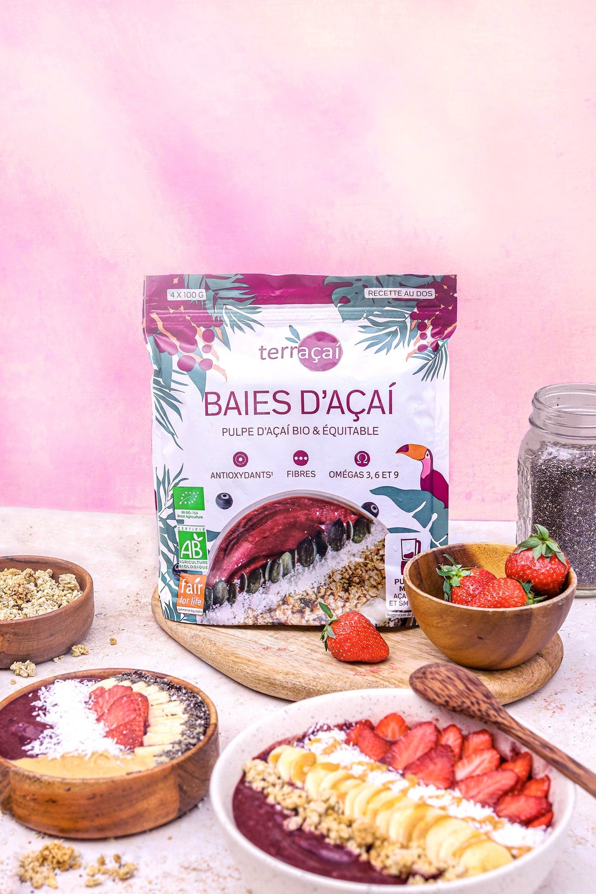 Notre acai est certifié commerce équitable