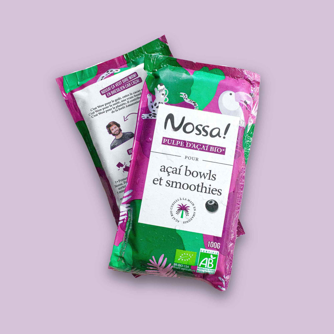 Puré de açaí ecológico intenso