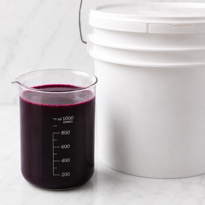 Zumo de açaí ecológico clarificado